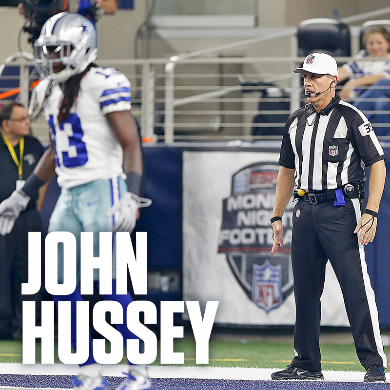 NFL Week 2: Referee John Hussey assigned to Chiefs-Chargers game